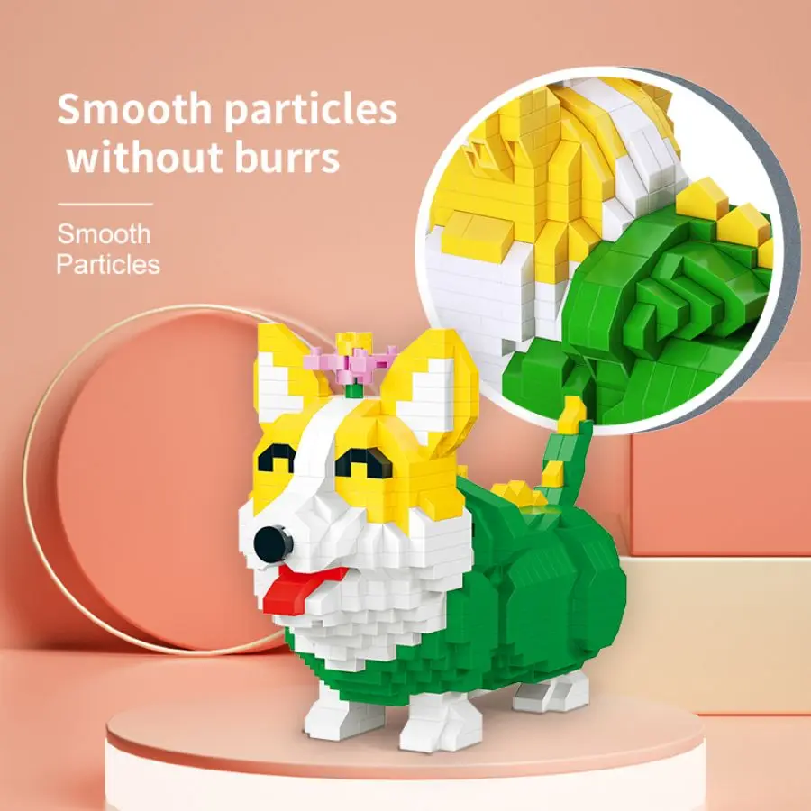 Pet Cat Series Model Miniature Building Blocks Educational and Entertainment Toys For Pet Enthusiasts' Gifts and Decorations