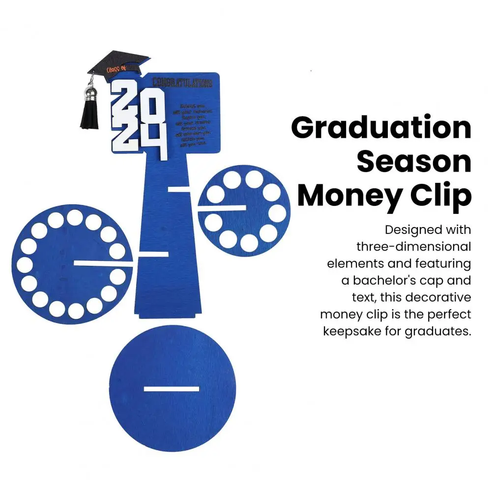 Spersonalizowany uchwyt na pieniądze ukończenia uchwyt na pieniądze ukończenia szkoły 2024 pieniądze stojak na ciasta stojak na karty na imprezę