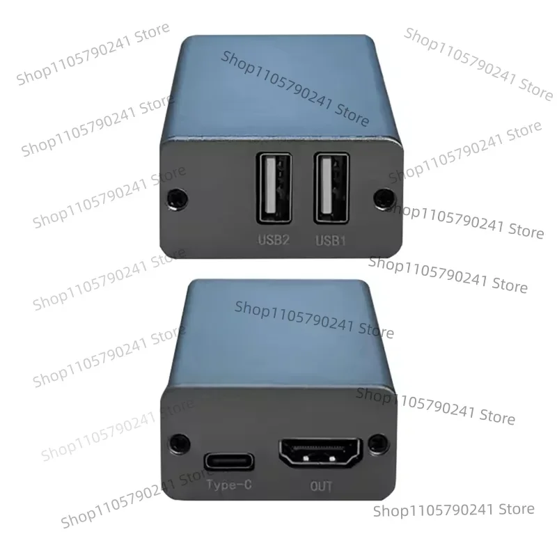 4K UVC To HDMI Converter For Action Camera, Type-C Live Screen Casting Adapter For Desk Teaching And Broadcasting