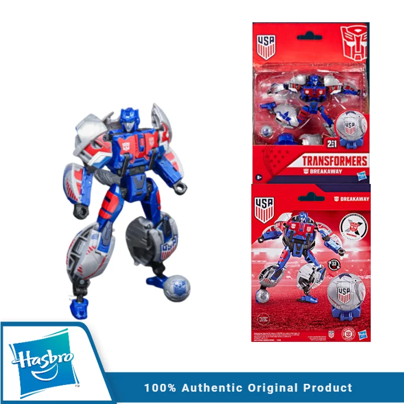 

В наличии: Коллекционная игрушка-трансформер Hasbro Transformation 2026 USA World Cup Football, подвижный робот