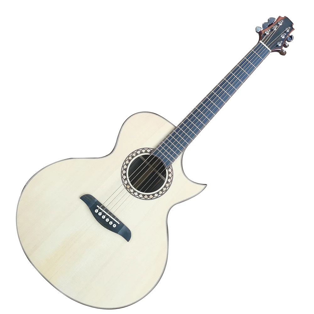 

41 sj series solid wood European spruce black refers to acoustic acoustic guitar