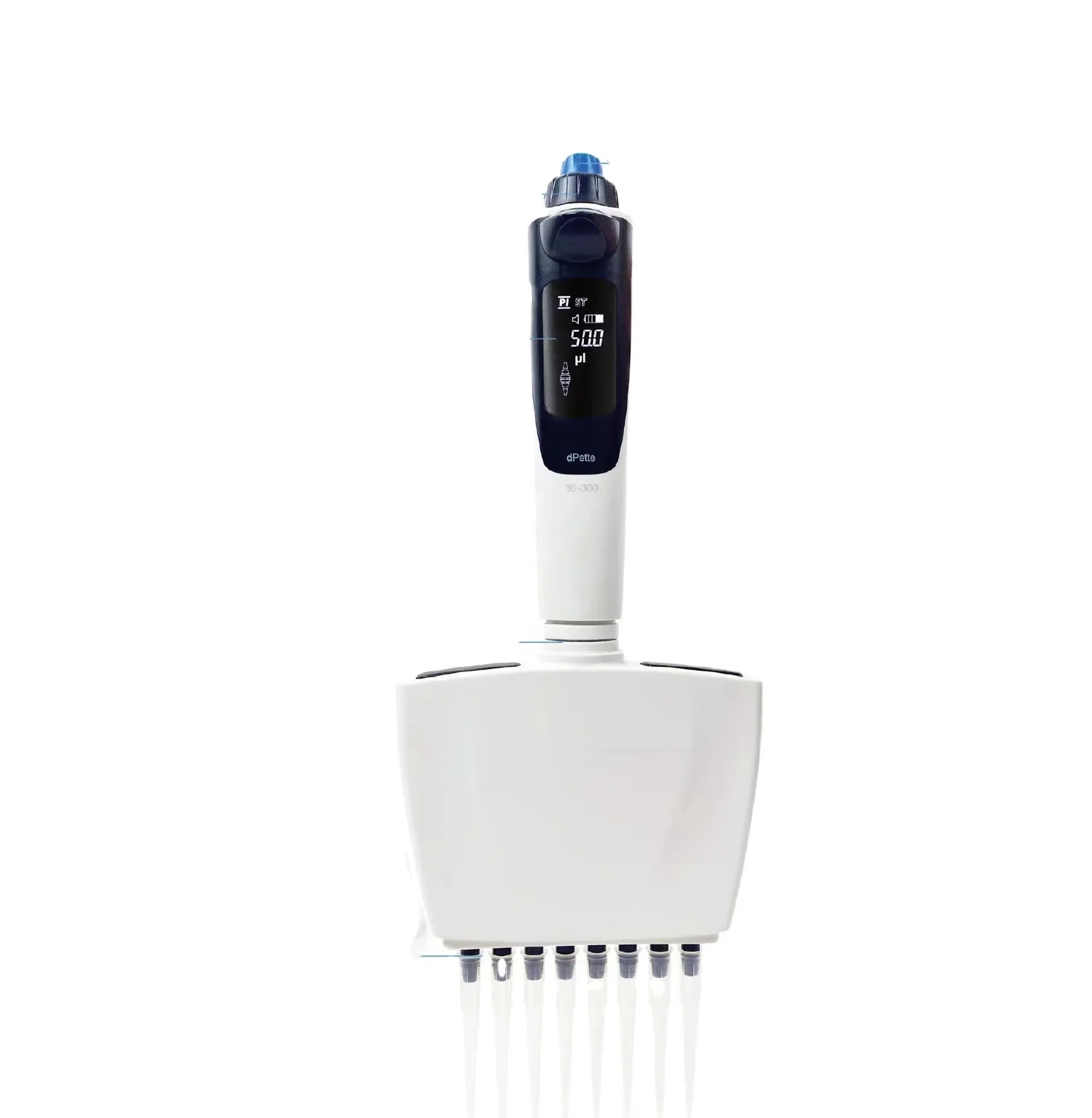 Hot Sales DPette+ High Accuracy 8-Channel Electronic Pipette Plastic Pipette Lab Use 0.5ul To 300ul OEM Support