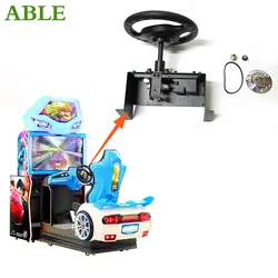 Dynamic Speed Steering Wheel Complete Kit Coin-Operated Game Machine Simulator Accessories