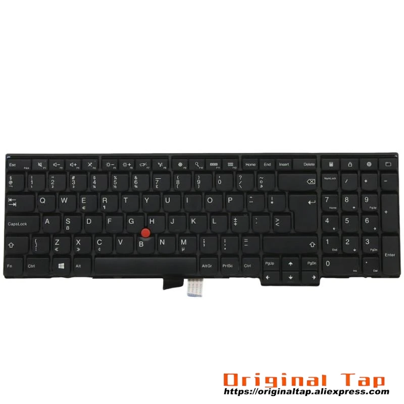 NL Dutch Keyboard for Lenovo Thinkpad P50s T560 W540 T540p W541 T550 W550s L540 L560 04Y2367 00PA594 00PA635 04Y2445