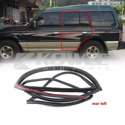Door Weatherstrip Opening Rubber Seal for Mitsubishi Pajero Montero Shogun Long Wagon 1990-2004 V32 V43 V45 MR120675 MR120676