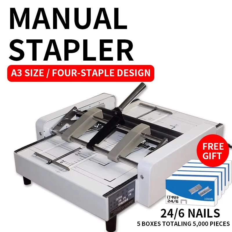 

C-200S A3 Format Manual Binding and Folding Machine Triple-Function Combination Unit: Flat Binding, Saddle Stitching, Folding Fo