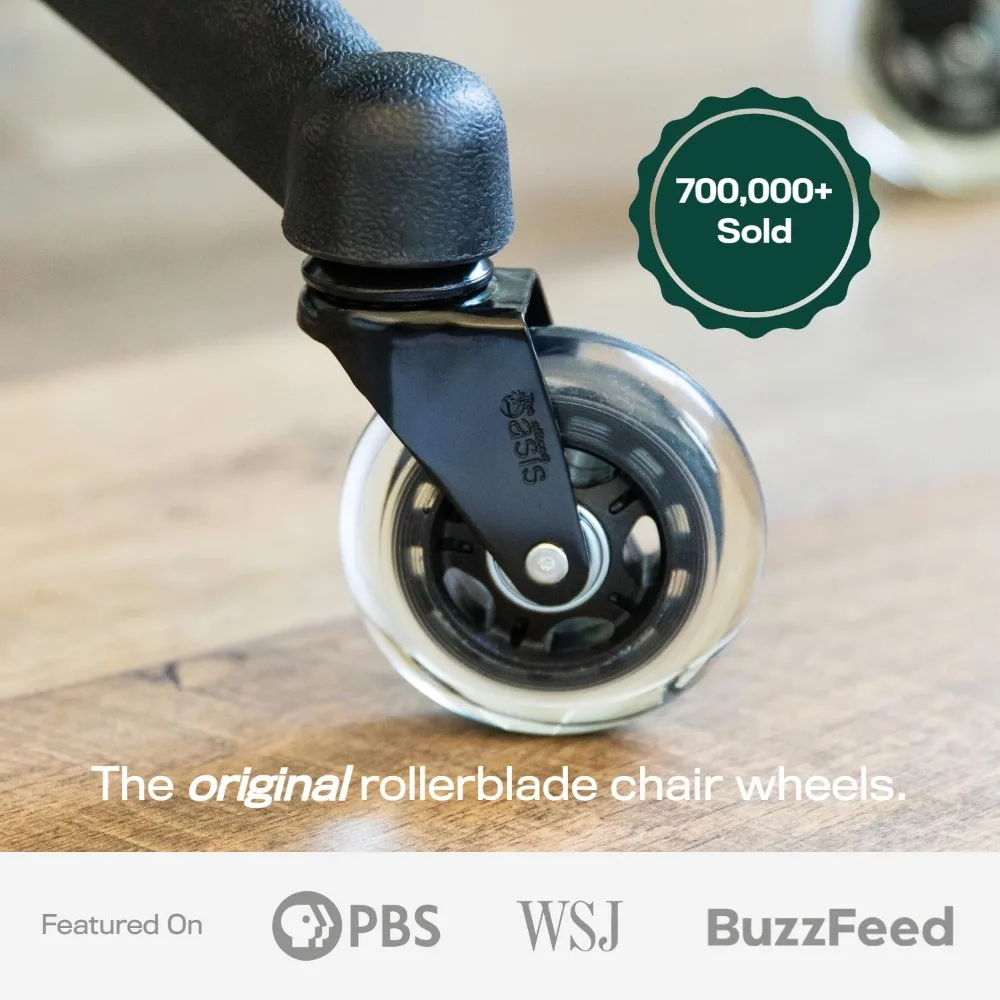 The Original Rollerblade Office Chair Wheels (As Seen On PBS)