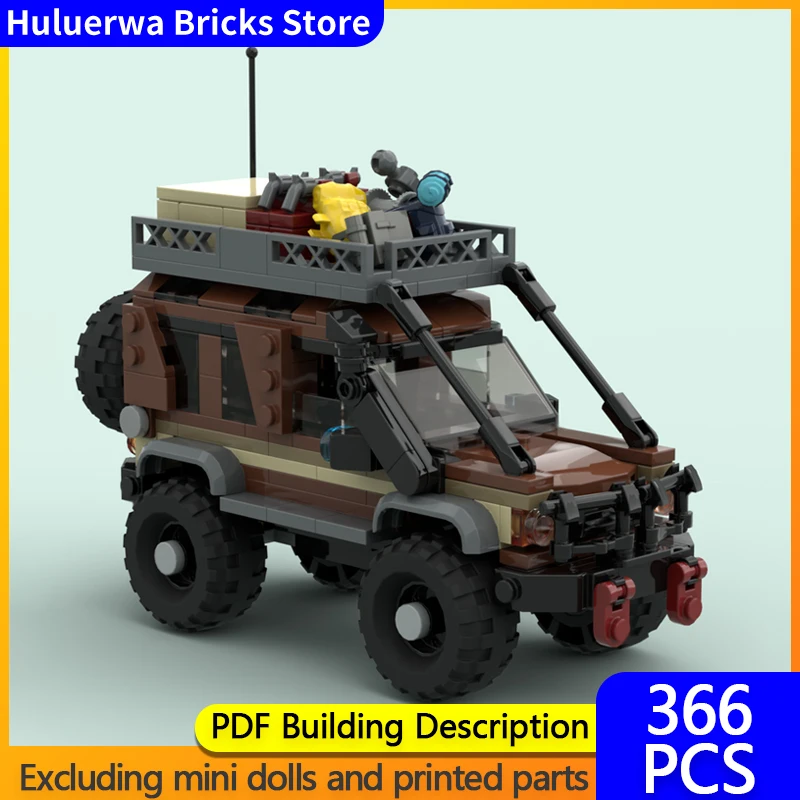 

Модель Speed Champion MOC, строительные кирпичи, прочный внедорожник, модульная технология, подарки, праздник, сборка, детские игрушки, костюм