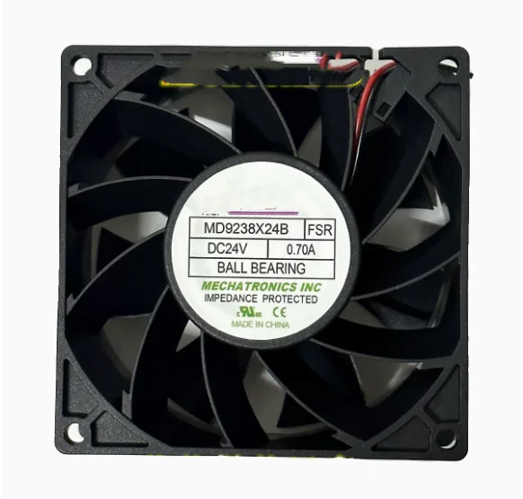 

Новый оригинальный вентилятор MECHATRONICS MD9238X24B-FSR 24 В 0,70 А 9038