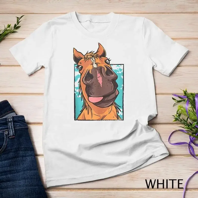 Horse Face Close Up Unisex T shirt