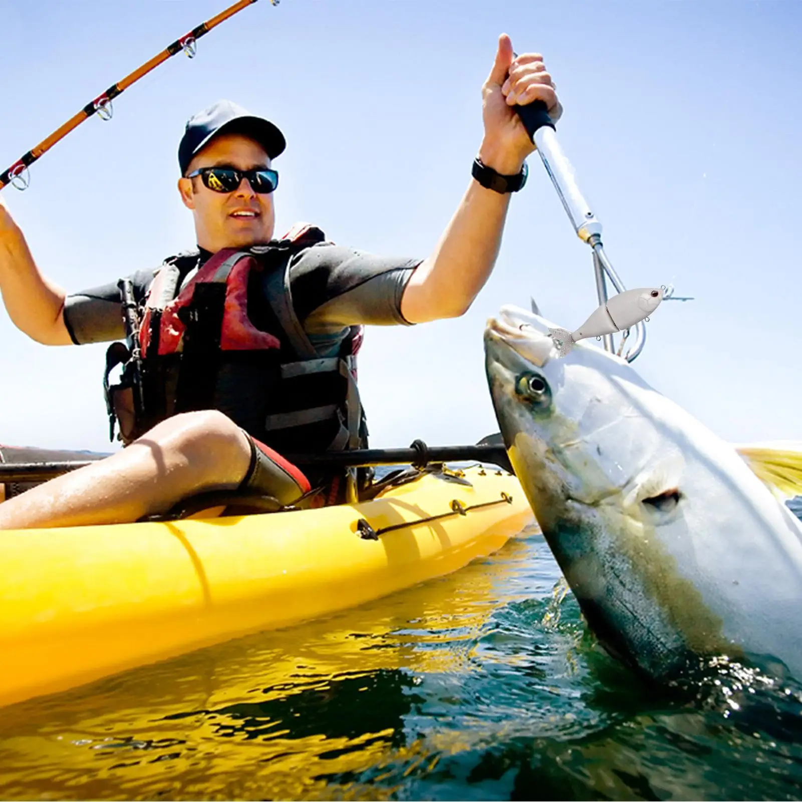 

Реалистичные легкие приманки-свимбейты для рыбалки на форель, сома, в пресной и соленой воде, для береговой ловли