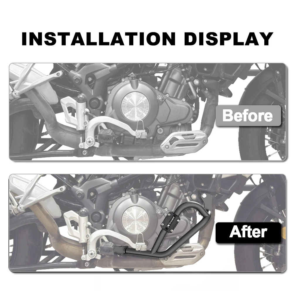 Per Benelli TRK 502 TRK502X 2017 2018 2019 2020 2021 2022 2023 2024 2025 Motore Del Motociclo Guardie Highway Crash Bar Crash Gabbie