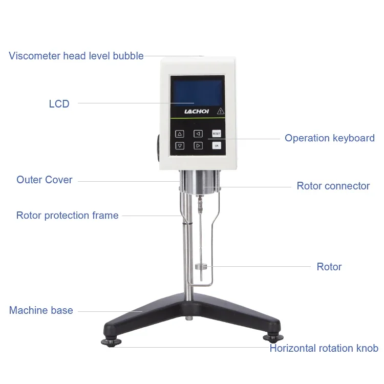 

NDJ 5s NDJ 8s NDJ 9s LCD Display Laboratory Brookfield Rotational Digital Viscometer