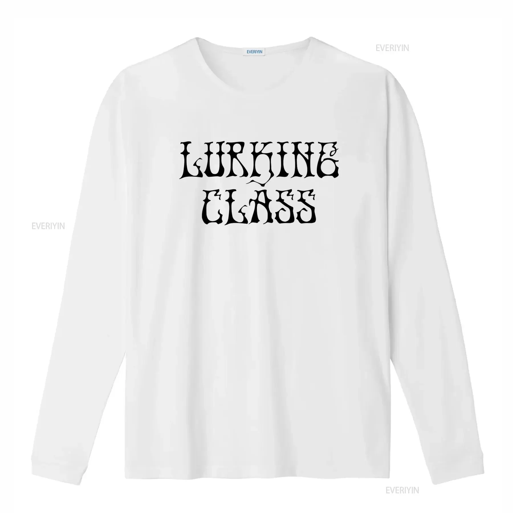 Lurking Class Gothic Style T Shirt For Print vintage Washed Unisex Top For Everyday Wear Stylish designer clothes Versatile
