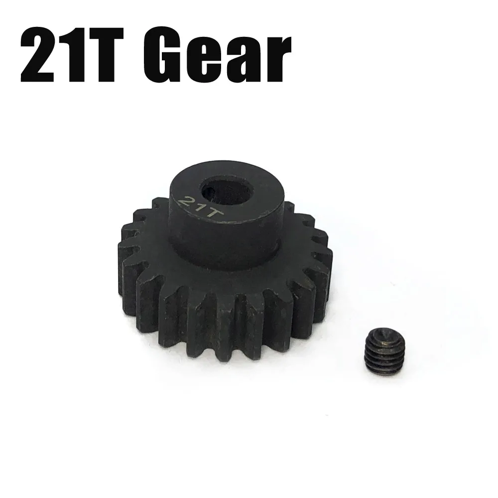 Ysido 20t 21t 22t pinhão do motor engrenagem de aço endurecido 5mm eixo para rc crawler peça do carro curto curso caminhão traxxas 1/5 xmaxx 8s