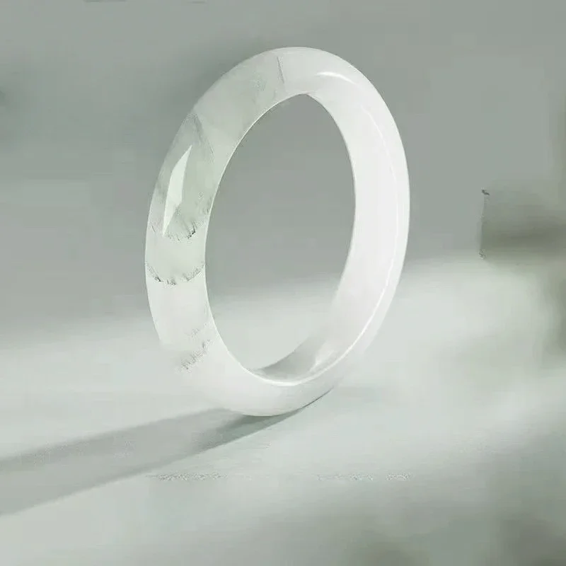 

Натуральный браслет Tianshan Cui Snow Cui, золотой шелковый нефрит, плавающие цветы, классические модные женские модели