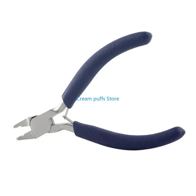 50LE Small Crimping Pliers Ergonomic Crimping Tool Portable Crimp Bead Pliers Steel Texture for Jewelry Making and Repair