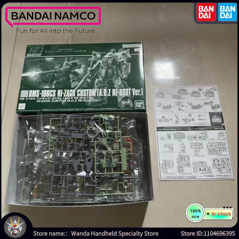 

Brand New in Stock BANDAI Model Toys RMS-106GS HI-ZAGK CUSTOM Original Assembling Mecha Anime Figures Puzzle Holiday Doll Gifts