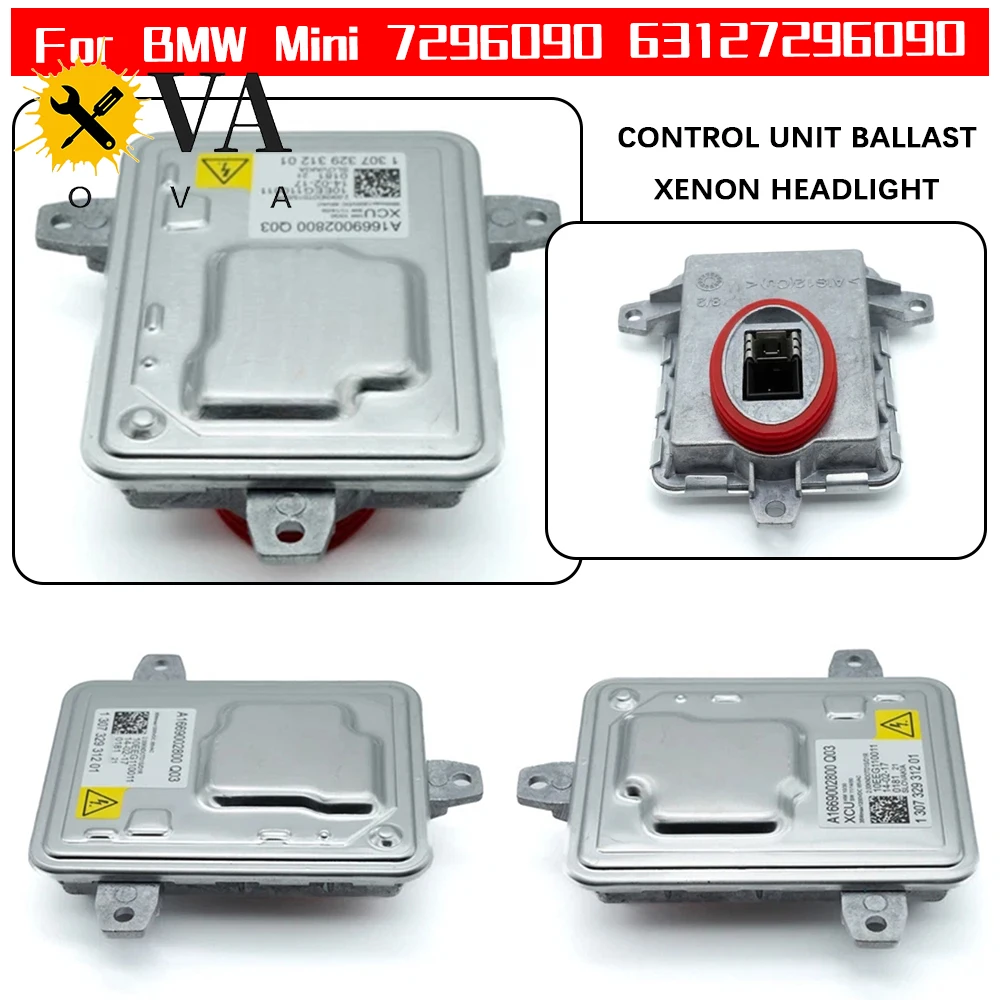 

Control Unit Ballast Xenon Headlight for BMW, Mini 7296090, 63127296090