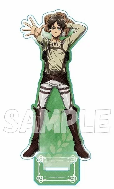 Attck On Titan أنيمي Erwin الاكريليك حامل دمية جان إرين ليفي نموذج لجسم لوحة تأثيري #4