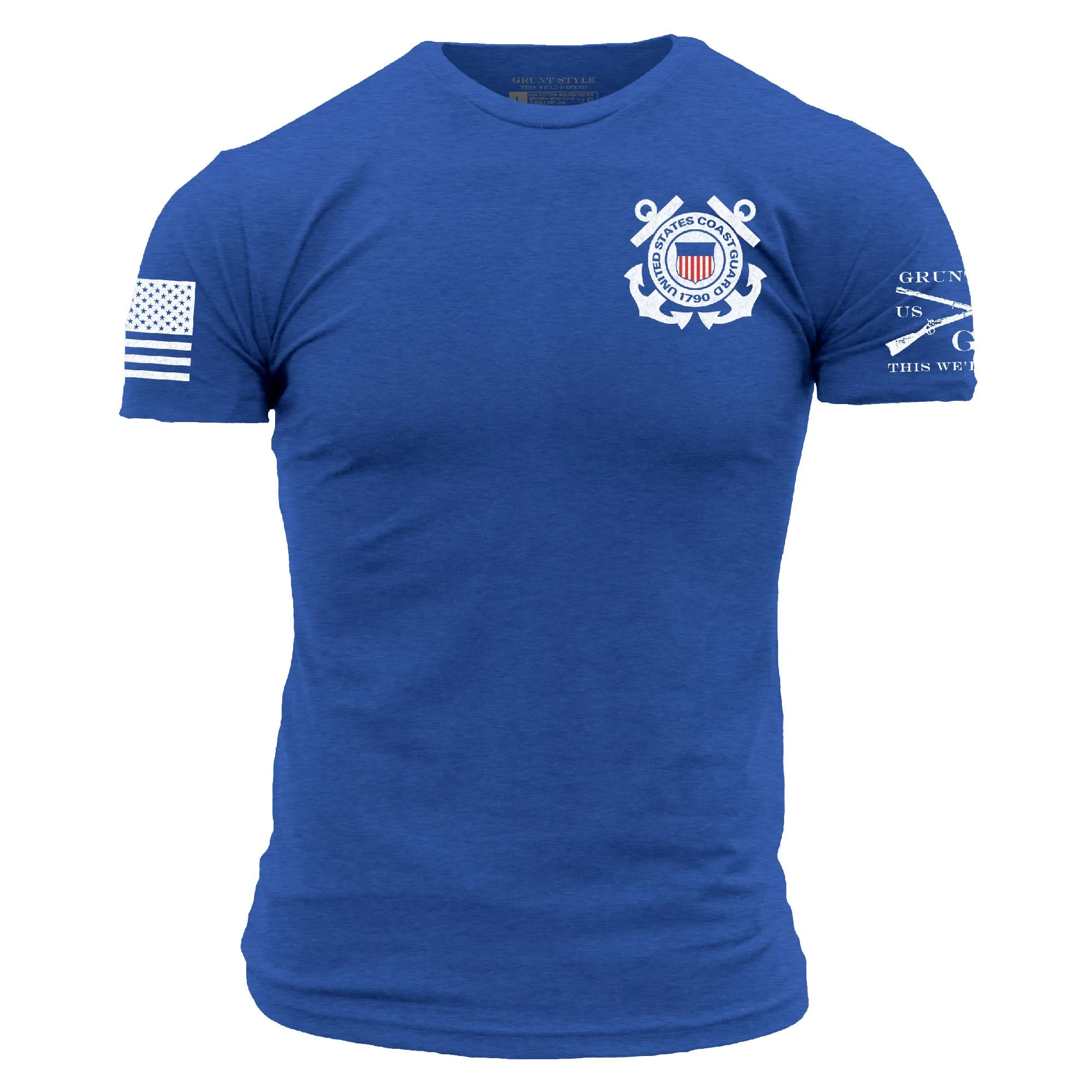 Semper Paratus US Coast Guard Military Training Tactics Marken-Grafik-T-Shirt aus Baumwolle für Herren und Damen, Outdoor-Oberteil – Detail 3