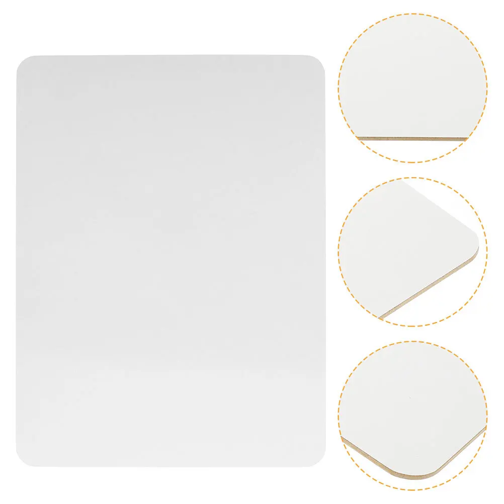 

2Pcs Portable Double Sided Whiteboard Erasable Dry Erase Lapboard Small Reusable Writing Board for School Blank Dry Erase Board