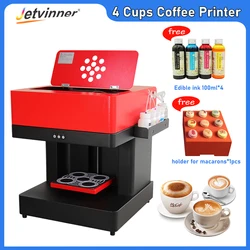 Latte Art Coffee Printer Food Digital Inkjet Photo Selfie Printing Machine Cake Desserts DIY Decoration Coffee Printing Machine