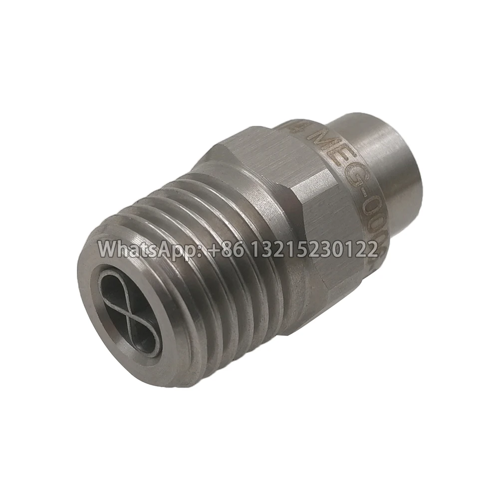 1/4 BSPT Male Thread Solid Stream Straight Jet Nozzle, 0 Degree Solid Cone Spray Nozzle MEG High Pressure Washer Clean