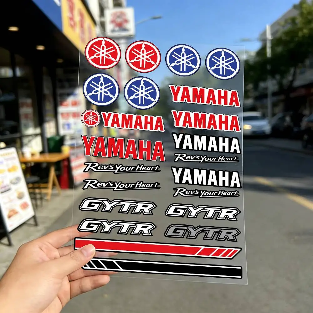 For Yamaha Long Lasting Waterproof Reflective Sticker Scratch Conceal Fit Motorcycle Car Helmet Fridge Decals