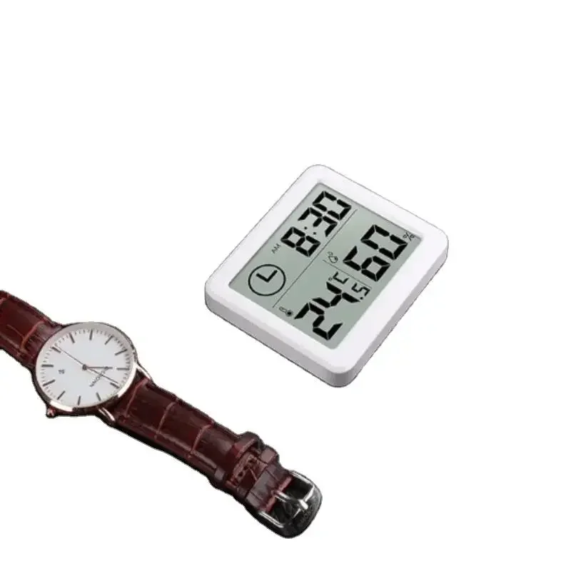 LCD Digital Thermometer Hygrometer Indoor Thermo-Hygrometer with Magnet Home Decorate Room Weather Station