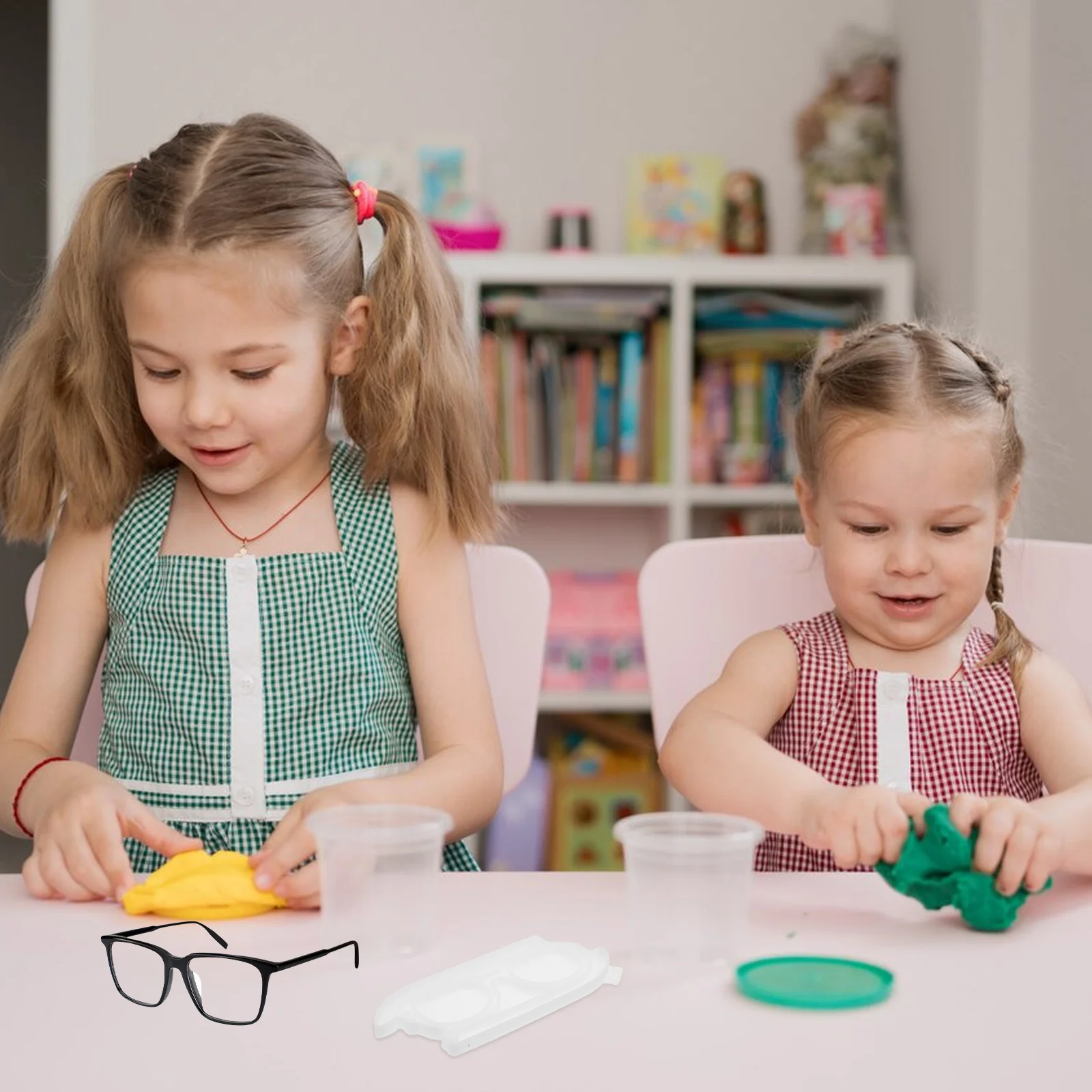 

Crystal Resin Eyeglasses Mold Diy Silicone Crafting Tool For Table Decor Epoxy Casting Flexible Reusable Craft Supply Jewelry