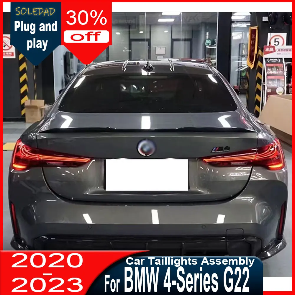 Car CSL taillight for BMW G22 G232019-2023 420i 430i M440i LED Auto Taillight Assembly Upgrade Blink Laser Back Lamp Accessories