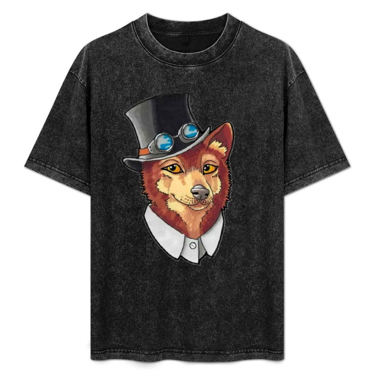

Steampunk Wolf T-Shirt Moisture Wicking Quick Dry Tee