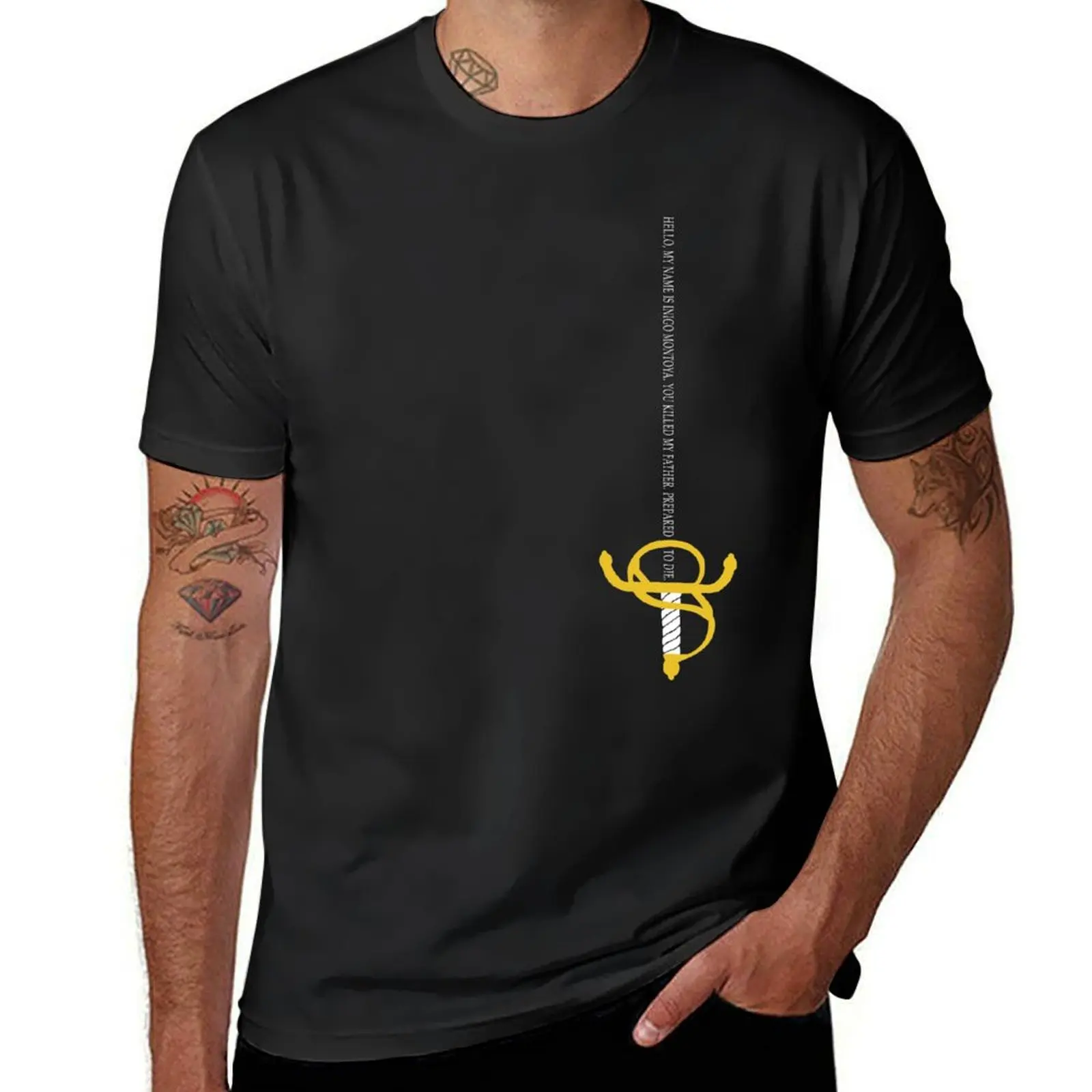 

Princess Bride Sword T-Shirt plus sizes plain Men's t-shirt