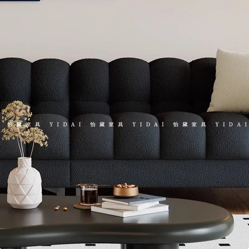 Lazy Nordic Living Room Sofa Minimalist Classic Living Room Sofas Black Minimalist European Divani Da Soggiorno Furniture