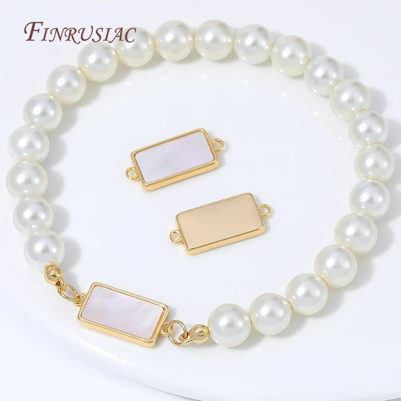 18K Gold Plated Natural White Shell Charms Heart Butterfly Pendants For Jewelry Making DIY Accessories Mother Of Pearl Charms image 3