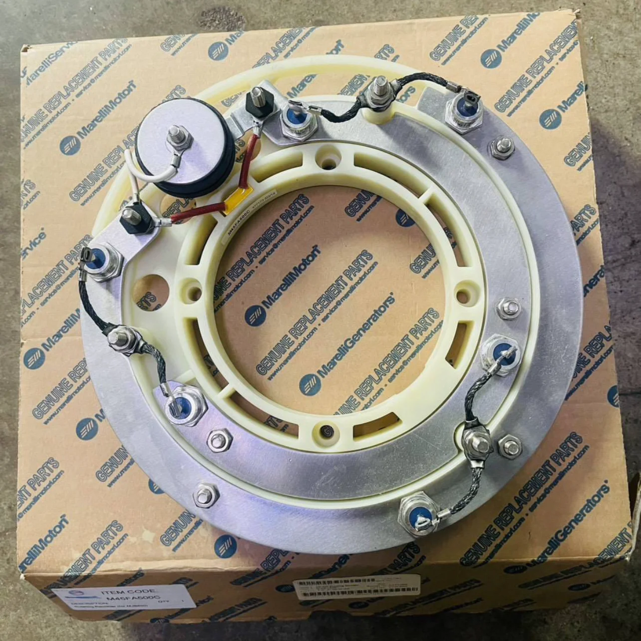 Rotating Rectifier Assembly M45FA500C For Marelli Motori Brushless Synchronous Generator Diode Rectifier Wheel Generator Spare P