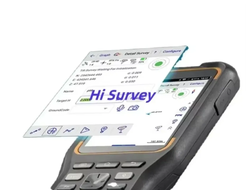 Oprogramowanie z systemem Android Hi-Survey Road kompatybilne z profesjonalnymi kontrolerami Hi-Target Ihand30 Ihand55, Survey Master