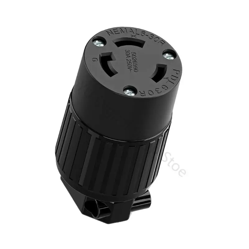 96BA Industrial 30A 250V Locking Connecors Twist Lock Plugs for 10-16AWG Wire