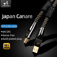 ATAUDIO HIFI USB OTG Cable USB Type A to B USB Cable 4N OFC Type C to Type B Audio Cable