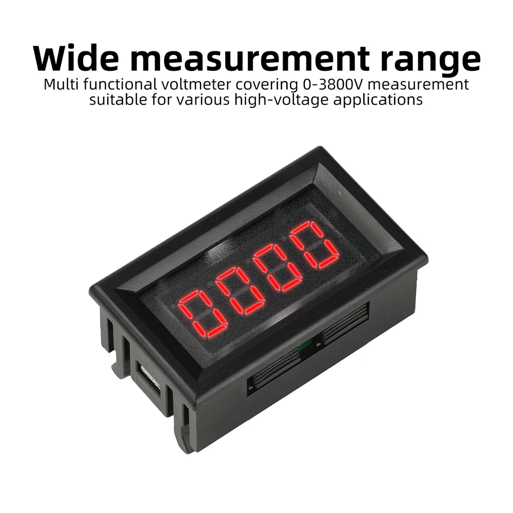 Hochpräzises digitales Voltmeter mit 4-stelliger LED-Anzeige, 0-3800V Weitbereich-Spannungsmesser für den industriellen Einsatz – Detail 10