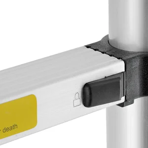 سلم 7 خطوات 8 خطوات 2.6 م 2.9 متر سلم مستقيم صناعي قابل للطي تلسكوبي مستقر غير قابل للانزلاق سلم ألومنيوم منزلي أعلى 10 مبيعات سلم الألومنيوم 8 أمتار - No4