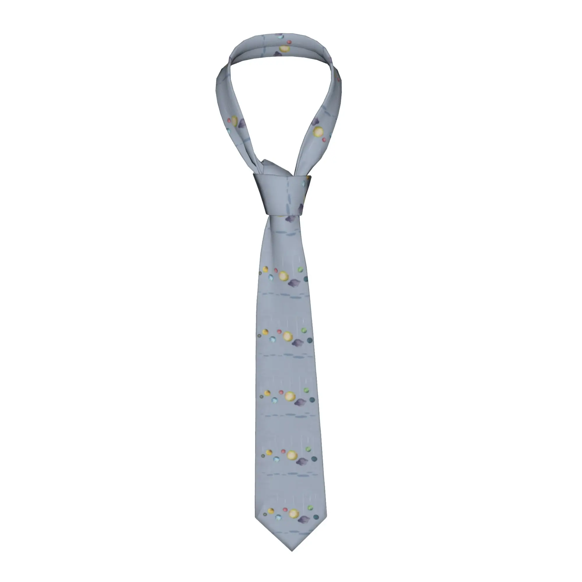 Personalized The Solar System Ties for Men Formal Cosmology Science Silk Business Necktie