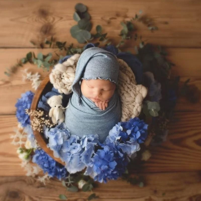 J15U الرضع التصوير الدعائم الكروشيه دمية دب الوليد استوديو الصور اكسسوارات الانتحال الدعائم استحمام الطفل حفلة الولادة ديكور