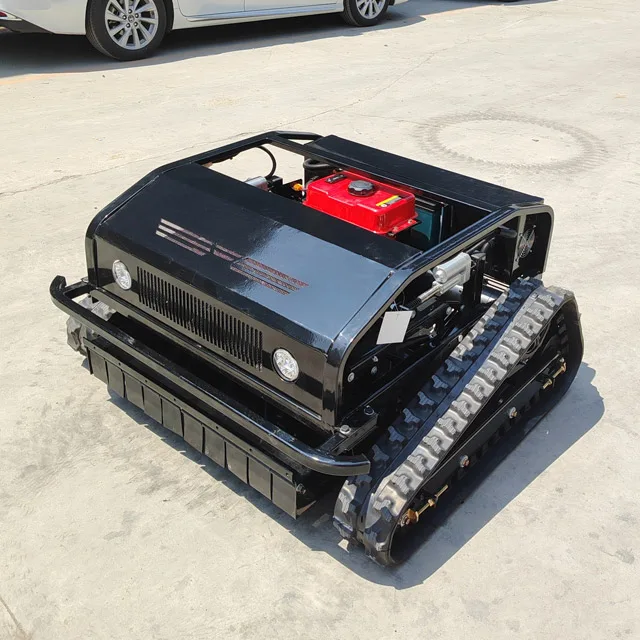 

HOT SELLING LAWN CRAWLER GRASS CUTTER MACHINE BRUSH ENGINE REMOTE CONTROL LAWN MOWER for SALE