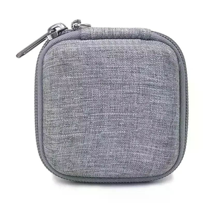 Mini Portable EVA Storage Bag Pouch Carrying Bag Zipper Earphone Case For Airpod Earphone/Phone/Charging Cable Accessories