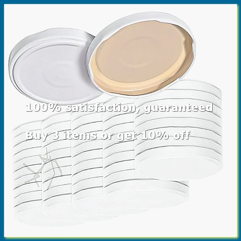 50Pcs Screw Lids Type 82 Replacement Preserving Jars Twist Off Lid for Jam