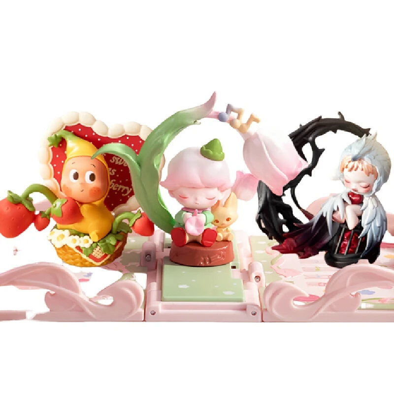 

Original Blind Box Gift For You Series Skullpanda Kubo Labubu Dimoothree-Dimensional Greeting Card Series Scene Figurine Gifts