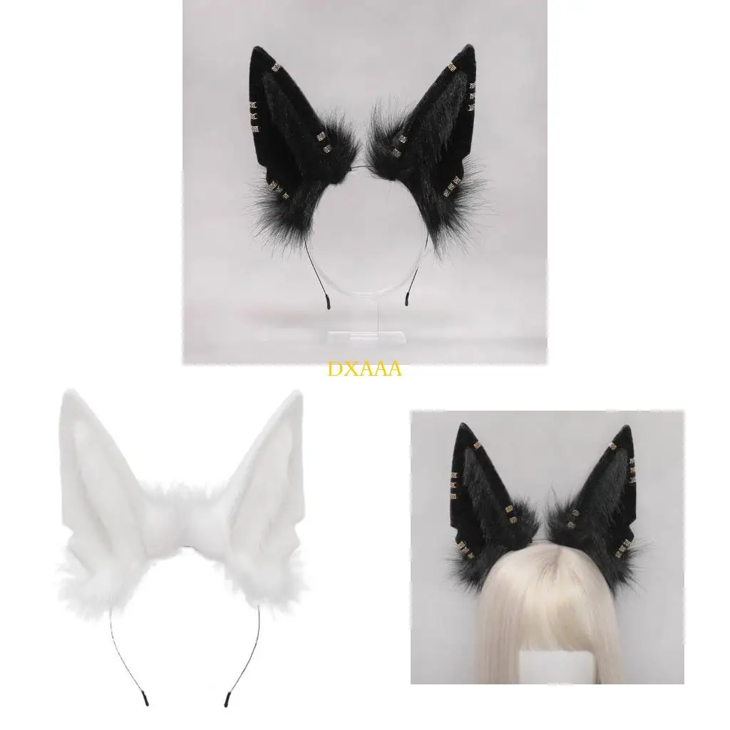 

DXAA Girls Animal Wolf Ears Headband Plush Hair Hoop Lovely Party Headdress Anime Cosplay Party Accessories