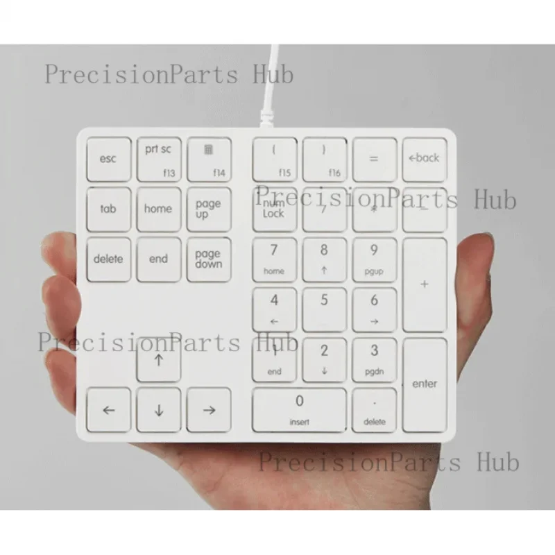 34-Key Numeric Keypad Wired Usb External Laptop Mute With Shortcut Keys